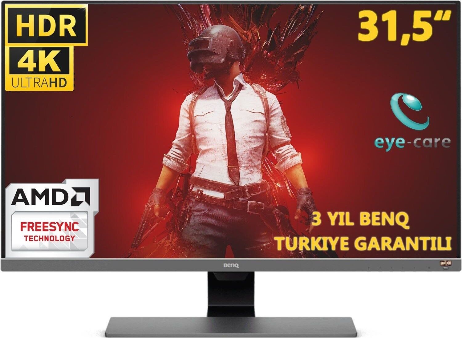 BenQ EW3270U 32'' 60Hz 4ms (HDMI+Display+Type-C) FreeSync 4K Monitör