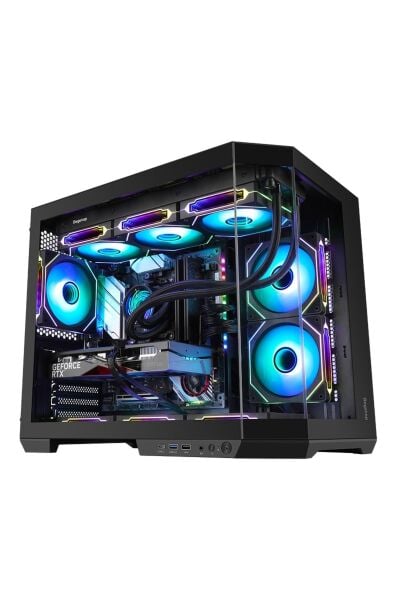 Lumi 3T Siyah 750W 80+ Bronze PCIE 5.1 Midi Tower Kasa (6xARGB Fan)