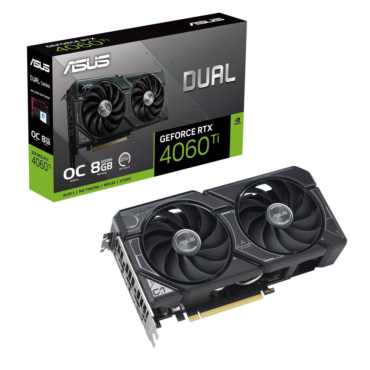 ASUS GEFORCE RTX 4060 TI DUAL OVERCLOCKED DUAL FAN 8GB  EKRAN KARTI