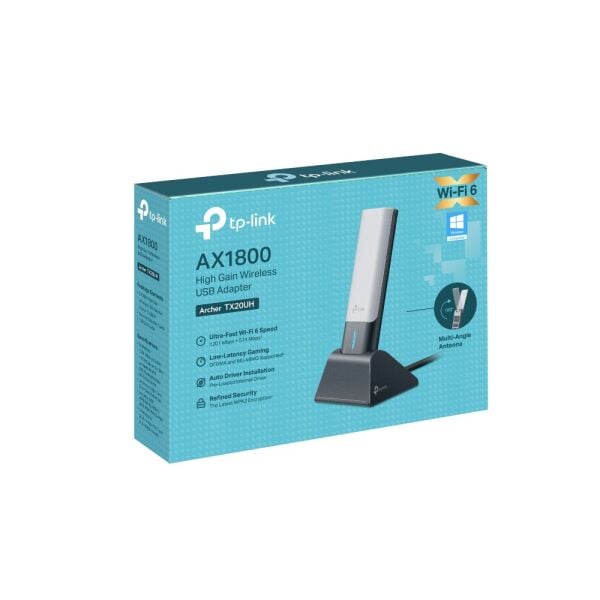 TP-Link Archer TX20UH AX1800 Yüksek Kazançlı Dual Band Wireless USB Adaptör