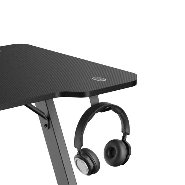 VIYERO ARMOR GD-12002E-2-BLK Z AYAK RGB KARBON FIBER E-SPOR OYUNCU MASASI