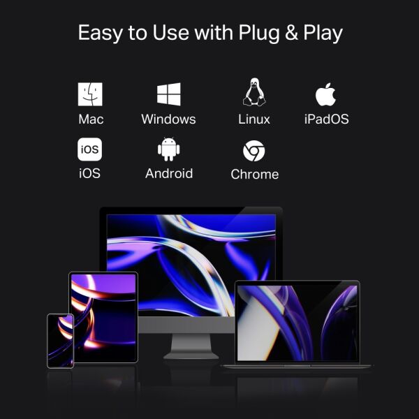 Tp-Link UH7021C USB Type-C 7-Port Hub Hdmi - SD Kart Okuyucu - Type-C - USB 3.0 Dönüştürücü