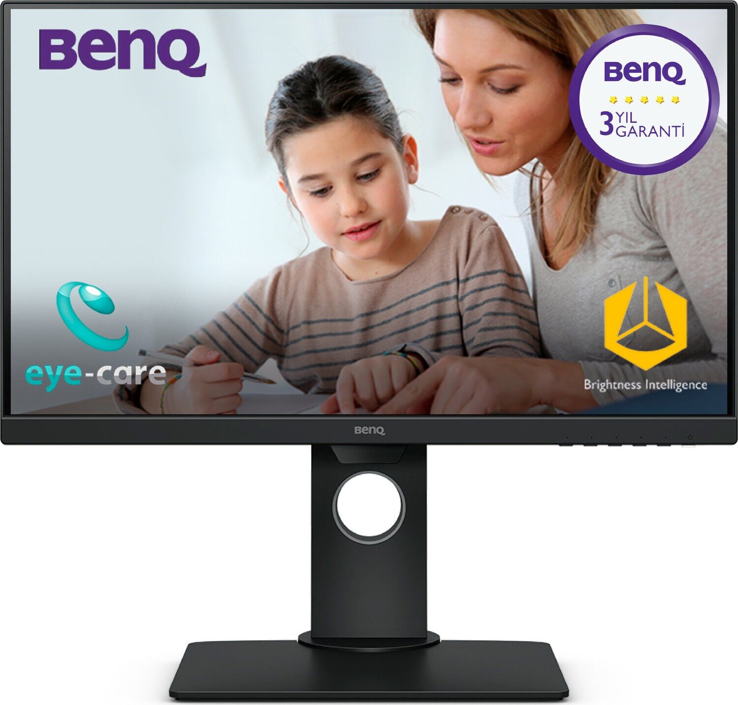 BenQ GW2480T 23,8’’ IPS (HDMI+DP+VGA) MM Ergonomik Pivot Eye Care Full HD Monitör