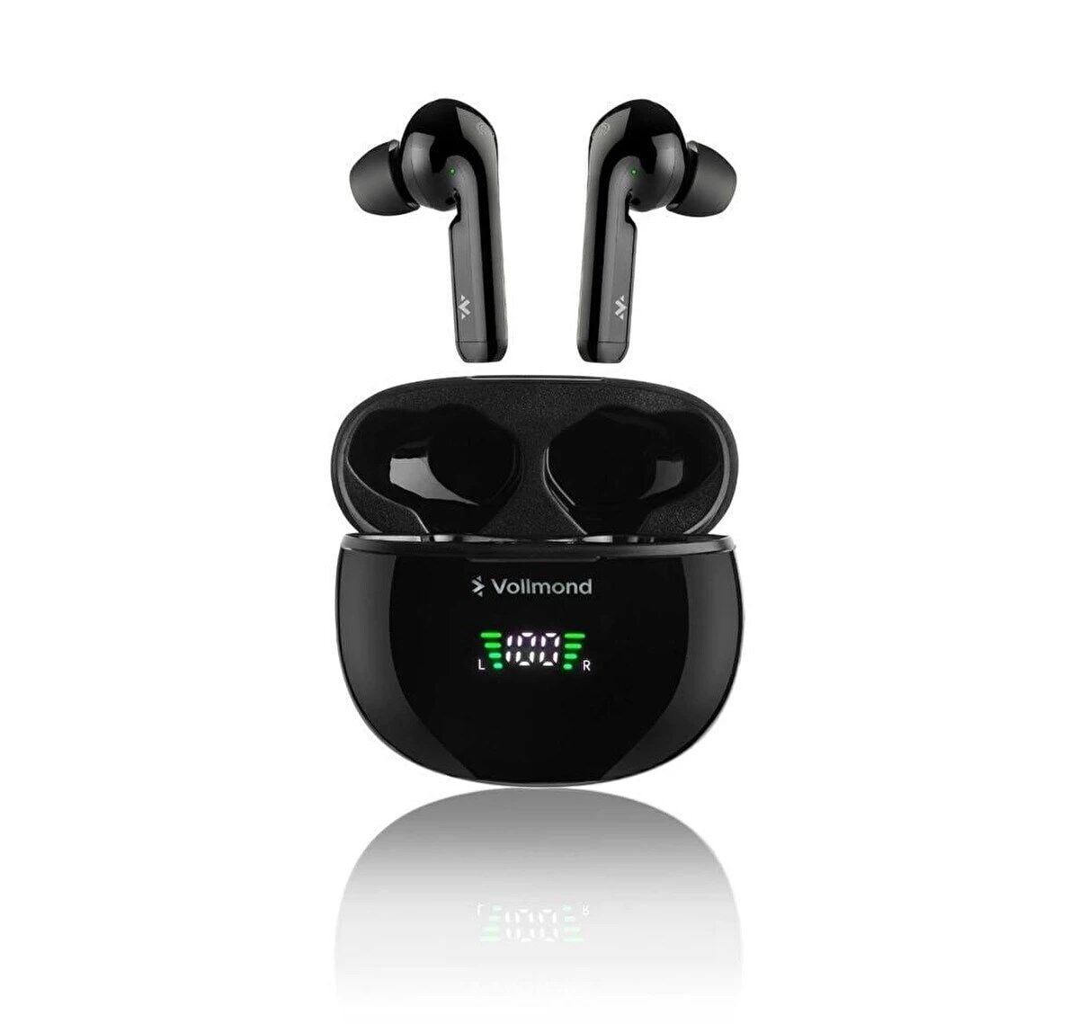 VOLLMOND EARBUDS VL101PRO IOS/AND UYUMLU GÜRÜLTÜ ENGELLEYİCİ TWS BLUETOOTH KULAK İÇİ KULAKLIK SİYAH