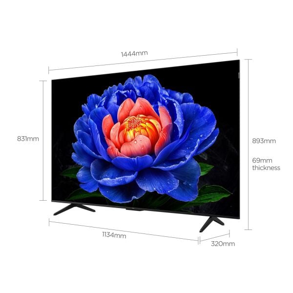 TCL 65T6DGTV 4K UHD QLED 65'' GOOGLE TV