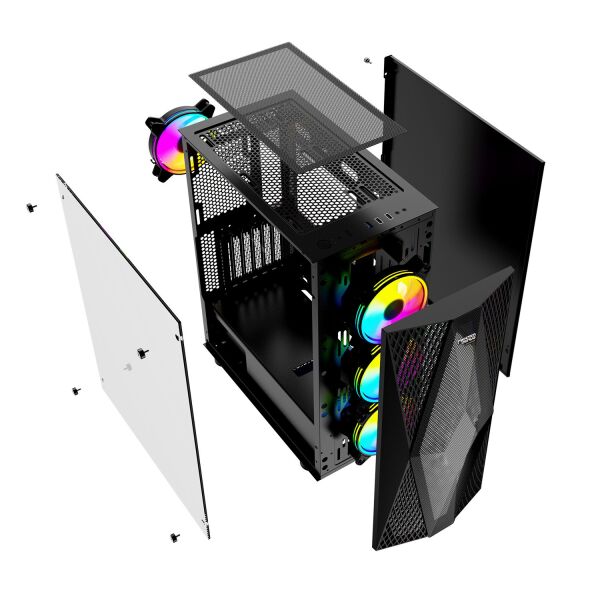 TWISTED MINDS STRENGTH-1 AMD RYZEN 7 5700 16GB DDR4 1TB SSD 8GB RTX4060TI FREEDOS GAMING PC