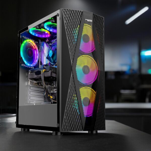 TWISTED MINDS PROC-2 AMD RYZEN 5 5500 32GB DDR4 512GB SSD 8GB RTX3060 FREEDOS GAMING PC