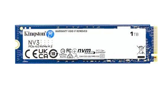 KINGSTON 1TB NV3 GEN4X4 NVME SSD SNV3S/1000G
