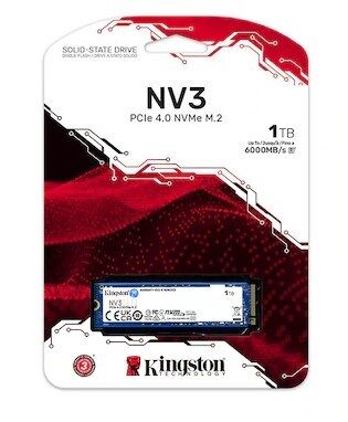KINGSTON 1TB NV3 GEN4X4 NVME SSD SNV3S/1000G