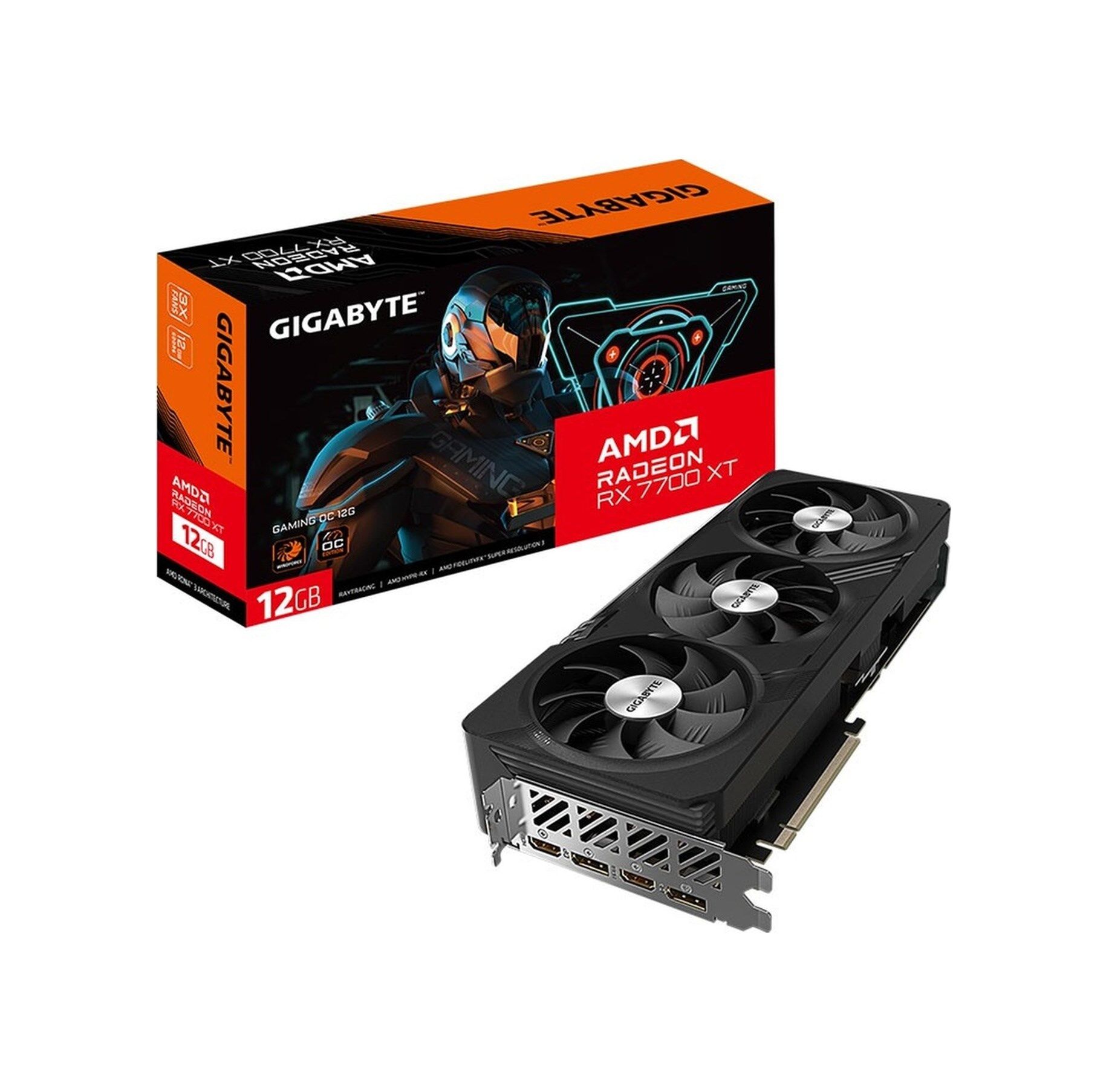 Gigabyte AMD Radeon RX 7700 XT Gaming OC GV-R77XTGAMING OC-12GD 12 GB GDDR6 192 Bit Ekran Kartı