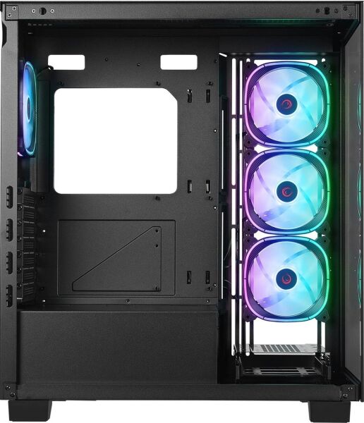 Rampage Hydra V1 Black Type-C Argb Fan + Hub E-ATX Exclusive Gaming Kasa