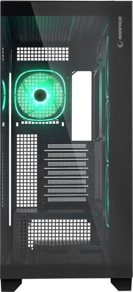 Rampage Hydra V1 Black Type-C Argb Fan + Hub E-ATX Exclusive Gaming Kasa