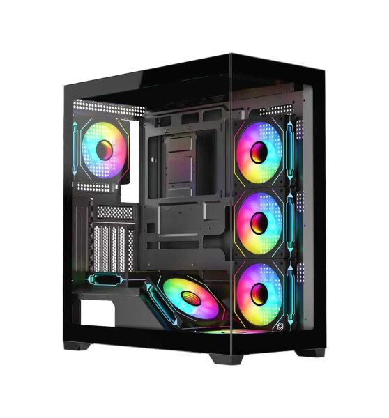 Frisby Domınator 650w 80+ 7x120mm Argb Fan Mid Tower Atx Siyah Akak0frı0051