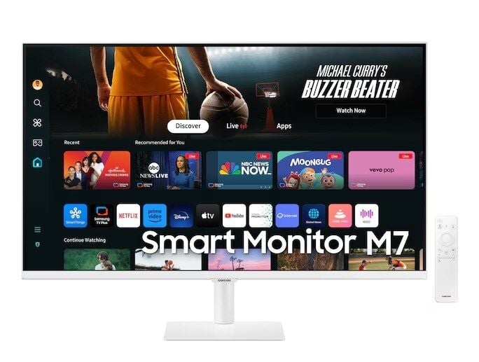 SAMSUNG ODYSSEY M7 LS32DM703UUXUF 32'' 4MS 60HZ 4K (HDMI+TYPE-C+WİFİ+BLUETOOTH) BEYAZ SMART MONİTÖR