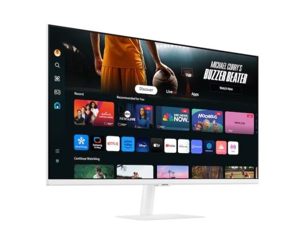SAMSUNG ODYSSEY M7 LS32DM703UUXUF 32'' 4MS 60HZ 4K (HDMI+TYPE-C+WİFİ+BLUETOOTH) BEYAZ SMART MONİTÖR