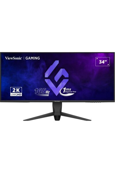 VIEWSONIC 34'' VX3480-2K-PRO 2K UWQHD 1MS 165HZ 2XHDMI DP HDR10 FREESYNC PREMIUM GAMING MONITOR
