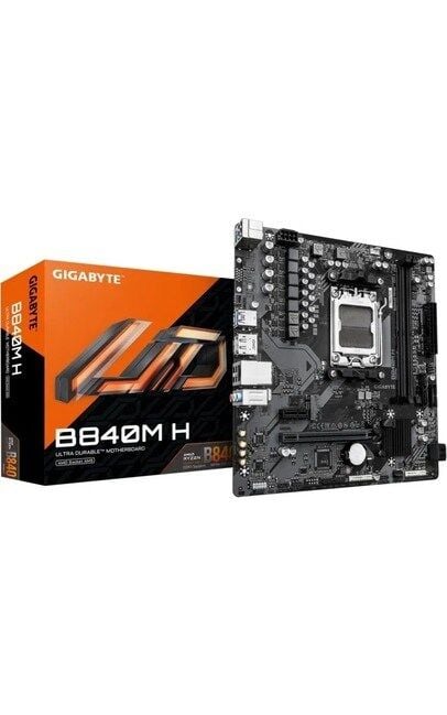 GIGABYTE B840M-H AM5 DDR5 7200 OC PCIE4.0 M.2 HDMI DP USB3.2 MATX ANAKART