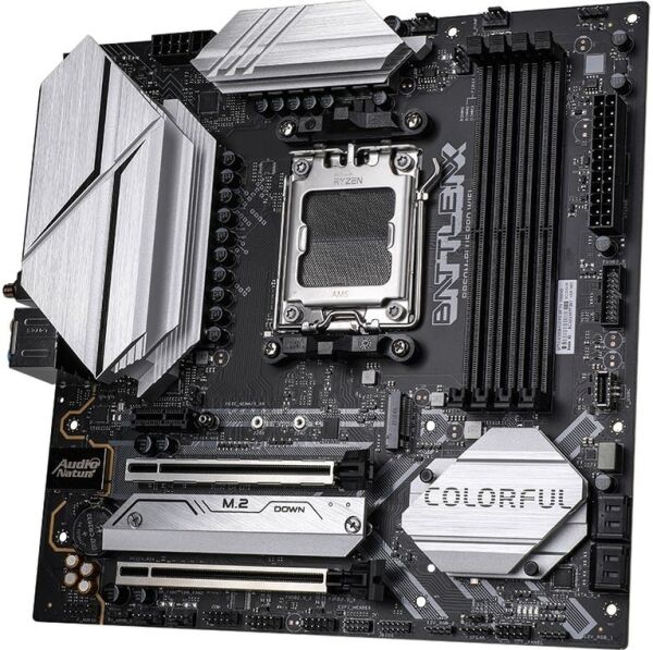 COLORFUL BATTLE-AX B850M-PLUS PRO WIFI V14 DDR5 7600MHZ MATX AM5 GAMİNG ANAKART