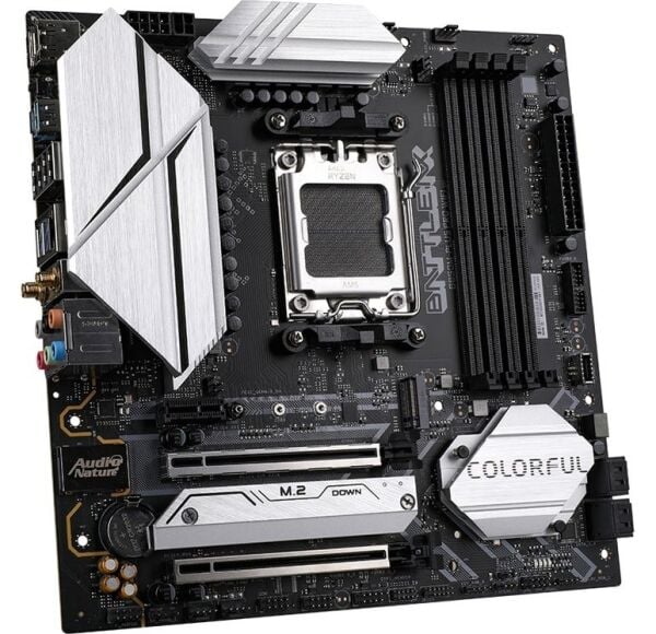 COLORFUL BATTLE-AX B850M-PLUS PRO WIFI V14 DDR5 7600MHZ MATX AM5 GAMİNG ANAKART