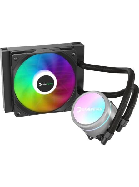 GAMEPOWER SKADİ V2 120 ARGB 120MM SIVI İŞLEMCİ SOĞUTUCUSU AM5 VE LGA1700 UYUMLU