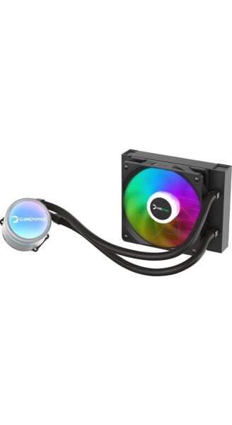 GAMEPOWER SKADİ V2 120 ARGB 120MM SIVI İŞLEMCİ SOĞUTUCUSU AM5 VE LGA1700 UYUMLU