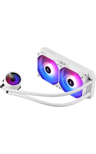 SEGOTEP BEVERE 240 ARGB BEYAZ SIVI İŞLEMCİ SOĞUTUCUSU (AM5 VE LGA1700 UYUMLU)