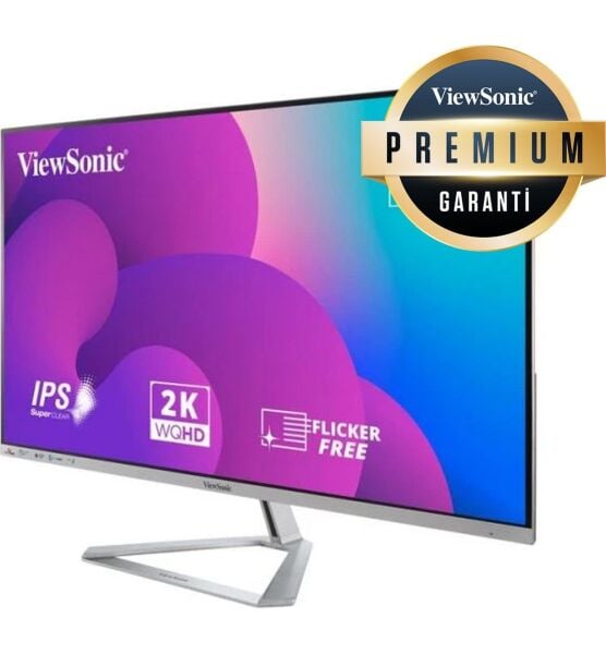 VIEWSONIC 32'' VX3276-2K-MHD-2 2K QHD 4MS 75HZ 2XHDMI DP HDR ADAPTIVE SYNC FLICKER FREE GAMING MONITOR