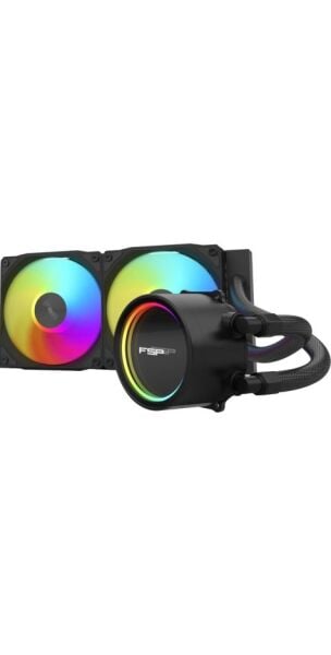 FSP AE24-B 240MM ARGB 2 FANLI (LGA185117001200AM4AM5) UYUMLU CPU SİYAH SIVI SOĞUTUCU