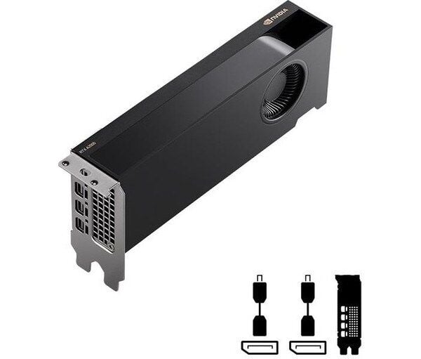 Nvidia RTX A2000 6GB GDDR6 192Bit (4xmDP) PCI-Express 4.0 Ekran Kartı 340L0AA