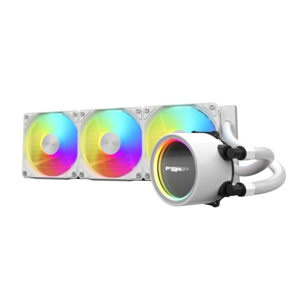 FSP AE36-W 360MM ARGB 3 FANLI (LGA1851/1700/1200/AM4/AM5) UYUMLU CPU BEYAZ SIVI SOĞUTUCU
