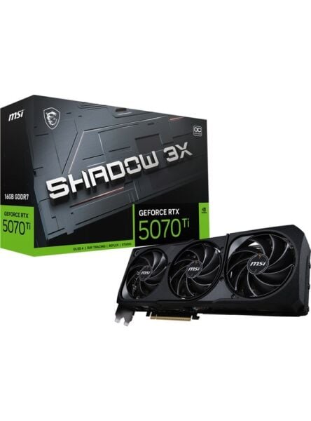 VGA GEFORCE RTX 5070 TI 16G SHADOW 3X OC RTX5070TI 16GB GDRR7 256 B DX12 PCIE 5.0 X16 (3XDP 1XHDMI)