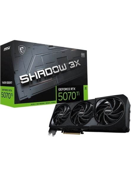 VGA GEFORCE RTX 5070 TI 16G SHADOW 3X OC RTX5070TI 16GB GDRR7 256 B DX12 PCIE 5.0 X16 (3XDP 1XHDMI)