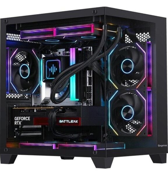 SEGOTEP U502 SİYAH 650W 80+ MİDİ TOWER MATX GAMİNG (OYUNCU) KASA