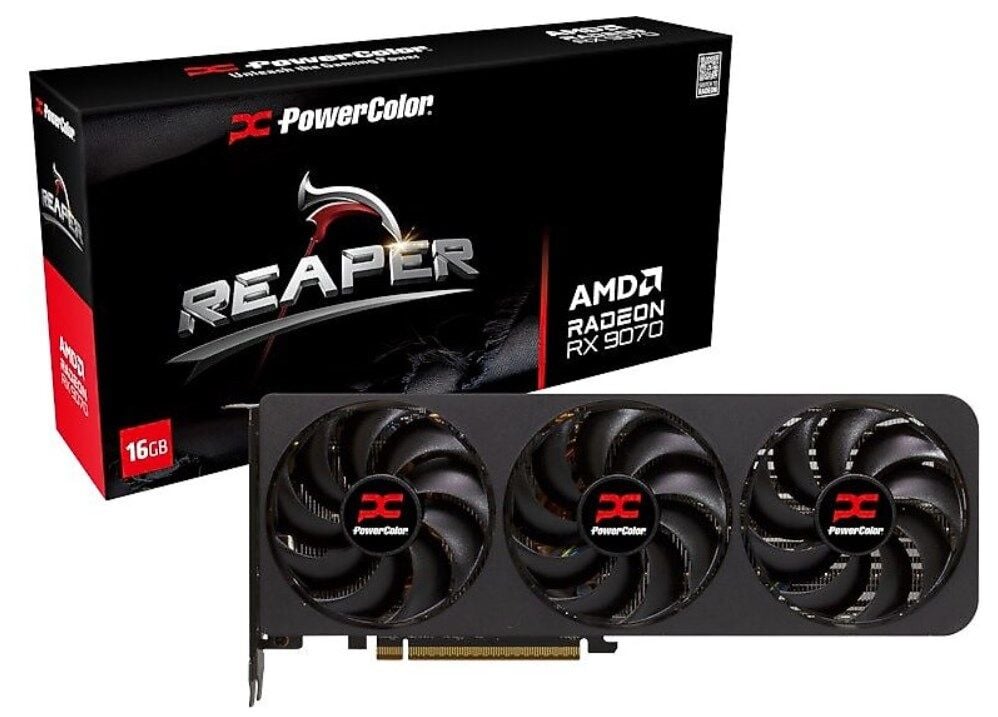 POWERCOLOR REAPER RADEON RX9070 16G-A GDDR6 256BİT GAMİNG EKRAN KARTI