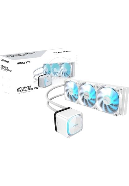 GIGABYTE AMD/INTEL ARGB GP-GIGABYTE EAGLE 360I BEYAZ SIVI SOĞUTUCU