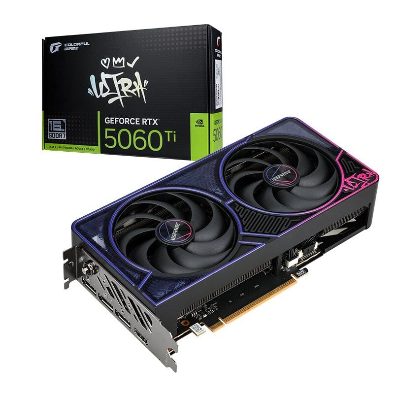 COLORFUL IGAME GEFORCE  RTX 5060 TI ULTRA DUO OC 16GB GDDR7 16GB-V  EKRAN KARTI