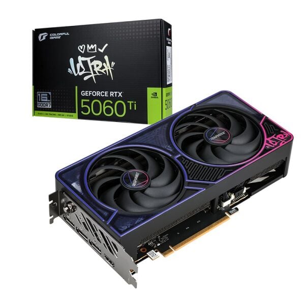 COLORFUL IGAME GEFORCE  RTX 5060 TI ULTRA DUO OC 16GB GDDR7 16GB-V  EKRAN KARTI