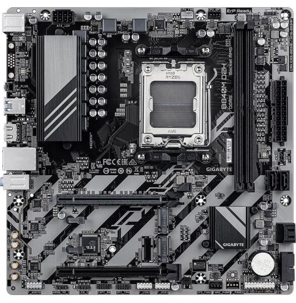 GIGABYTE B840M-D2H AM5 DDR5 SES GLAN HDMI SATA3 USB3.2 MATX ANAKART