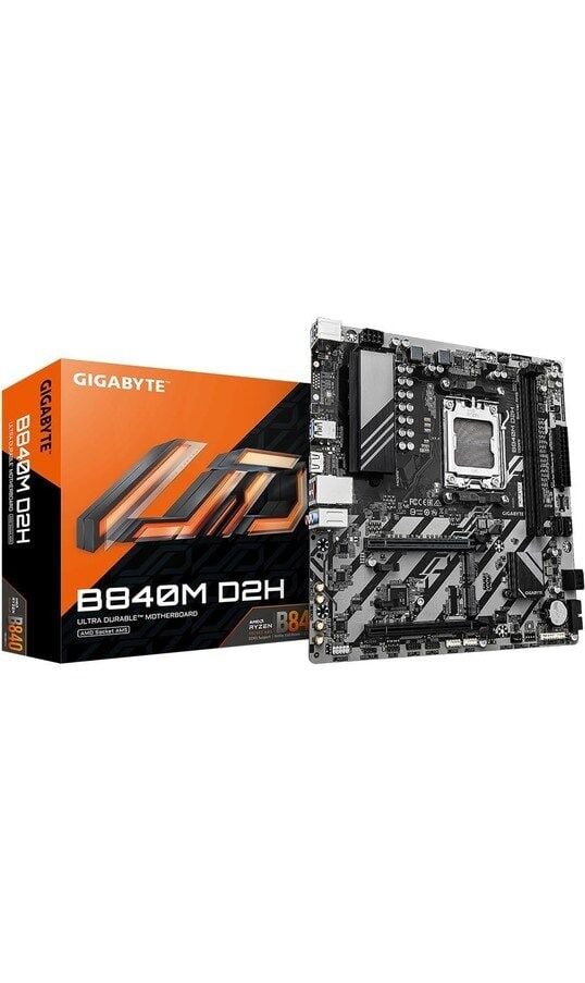GIGABYTE B840M-D2H AM5 DDR5 SES GLAN HDMI SATA3 USB3.2 MATX ANAKART