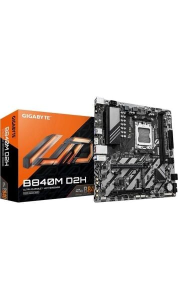 GIGABYTE B840M-D2H AM5 DDR5 SES GLAN HDMI SATA3 USB3.2 MATX ANAKART