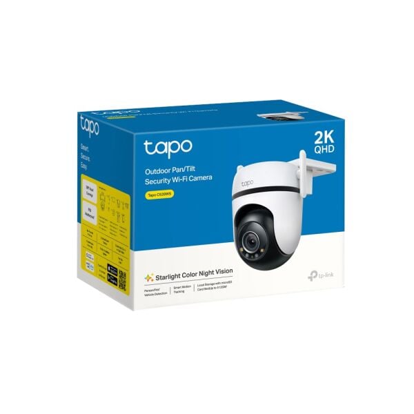 TP-Link Tapo C520WS 2K QHD Gece Görüşlü 512GB Micro SD Destekli Dış Mekan Wi-Fi Kamera
