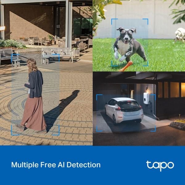 TP-Link Tapo C520WS 2K QHD Gece Görüşlü 512GB Micro SD Destekli Dış Mekan Wi-Fi Kamera