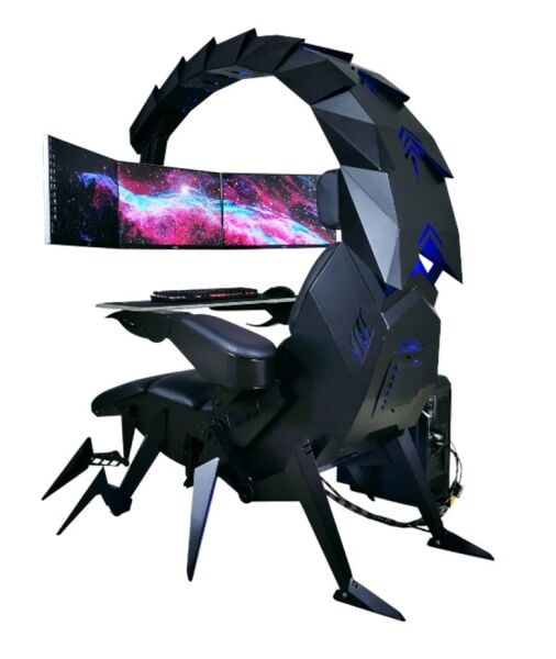 TWISTED MINDS SCORPION RGB ELEKTRİKLİ KARBON ÇELİK PROFESYONEL GAMING SIMULATOR