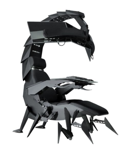 TWISTED MINDS SCORPION RGB ELEKTRİKLİ KARBON ÇELİK PROFESYONEL GAMING SIMULATOR
