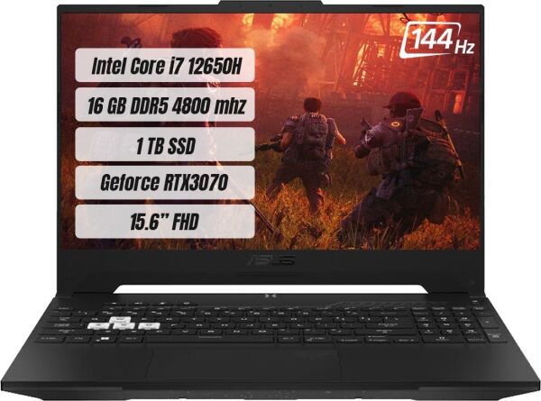 ASUS FX517ZR-HN013 INTEL / I7-12650 / 16GB / 1TB / 8GB RTX3070 / 15.6'' / FREEDOS