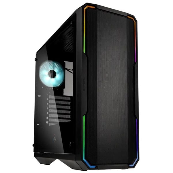Bitfenix Enso Mesh Black ESM-150-KKWGK-4A Black + 4 ARGB Fan Tempered Glass Siyah Mid Tower Kasa