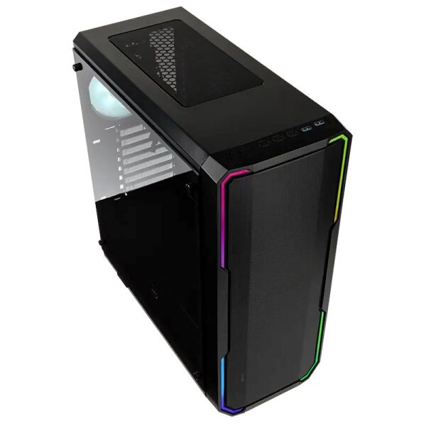 Bitfenix Enso Mesh Black ESM-150-KKWGK-4A Black + 4 ARGB Fan Tempered Glass Siyah Mid Tower Kasa