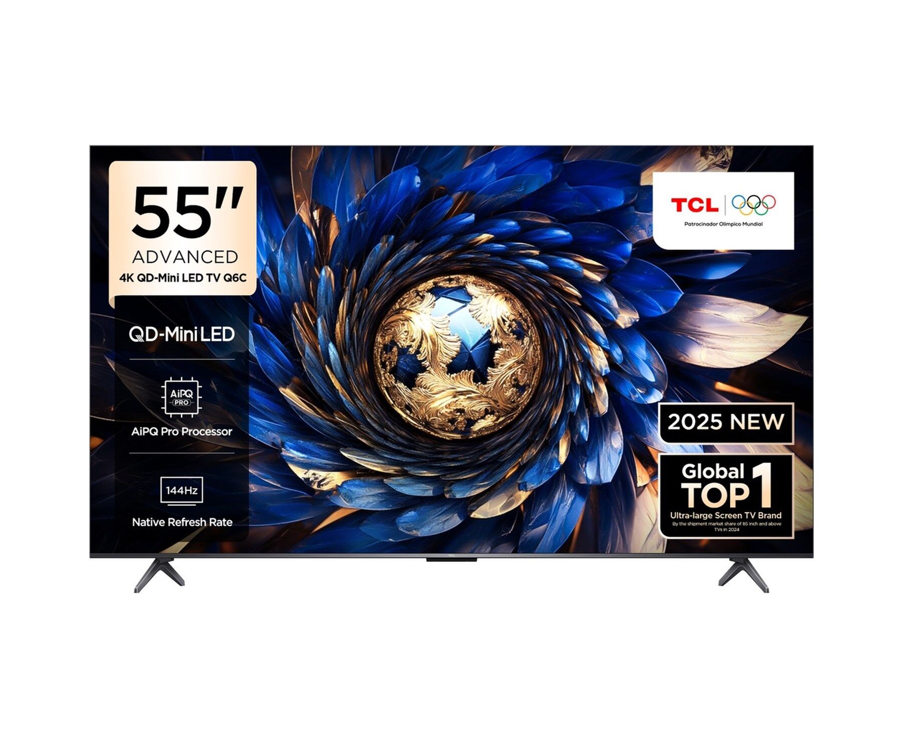 TCL 55Q6CGTV 4K QD-MINI LED 55'' 144HZ GOOGLE TV