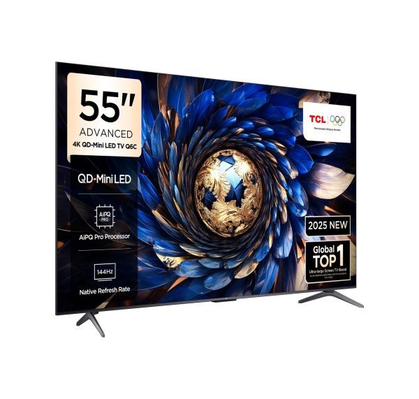 TCL 55Q6CGTV 4K QD-MINI LED 55'' 144HZ GOOGLE TV