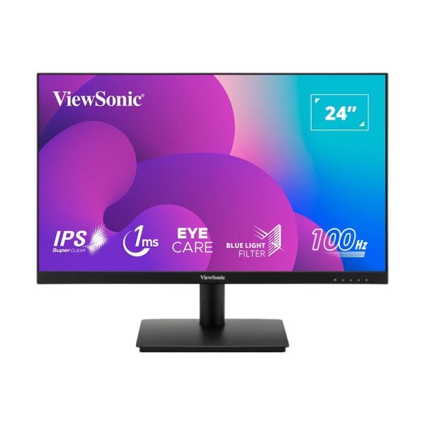 VIEWSONIC 23.8'' VA240-H FULLHD 1MS 100HZ IPS HDMI VGA SUPERCLEAR 3 KENAR ÇERÇEVESİZ MONITOR